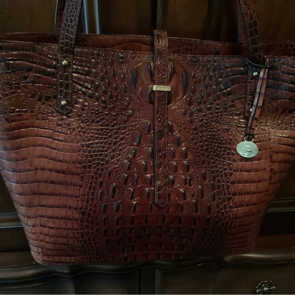 BRAHMIN PECAN ASHER TOTE